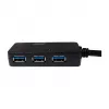 LOGILINK UA0262 USB 3.0 Active Extension Cable, USB-A Male to 4x USB-A Female, 10m, Black