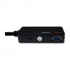 LOGILINK UA0262 USB 3.0 Active Extension Cable, USB-A Male to 4x USB-A Female, 10m, Black