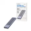 LogiLink UA0435 USB 3.2 Gen 2x2 SSD-Gehäuse, M.2 NVMe/SATA, USB-C, 20 Gbps, Grau