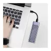 LogiLink UA0435 USB 3.2 Gen 2x2 SSD-Gehäuse, M.2 NVMe/SATA, USB-C, 20 Gbps, Grau
