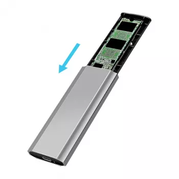 LogiLink UA0439 USB 3.2 Gen 2 SSD-Gehäuse USB-C auf PCIe NVMe