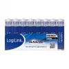 LogiLink Ultra Power Alkaline AAA Batterien, 8er-Pack, 1,5 V, Longlife Power, Quecksilberfrei