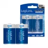 LogiLink Ultra Power Alkaline D-Batterie LR20 2er-Pack Blister