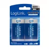 LogiLink Ultra Power Alkaline D-Batterie LR20 2er-Pack Blister