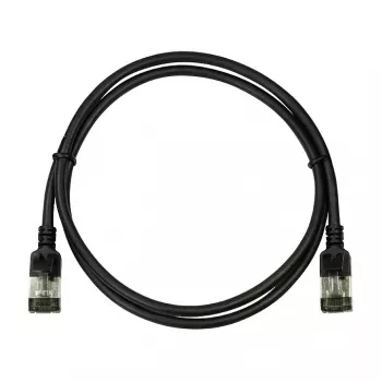 LogiLink Ultraflex SlimLine Cat6a S/FTP Patchkabel, 2m, Schwarz (CQ9053S)