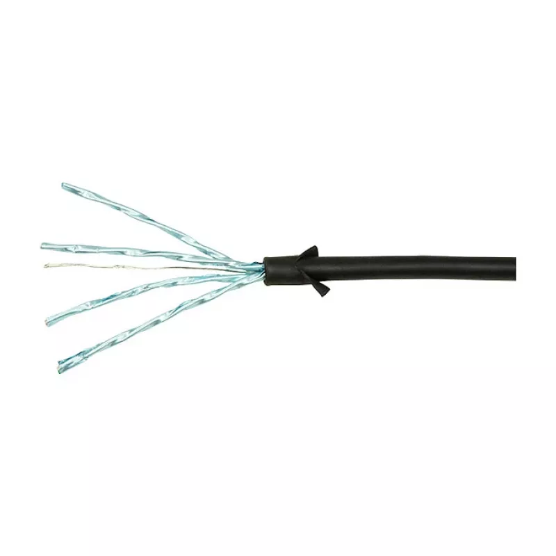 LogiLink Ultraflex SlimLine Cat6a S/FTP Patchkabel, 2m, Schwarz (CQ9053S)