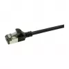 LogiLink Ultraflex SlimLine Cat6a S/FTP Patchkabel, 2m, Schwarz (CQ9053S)