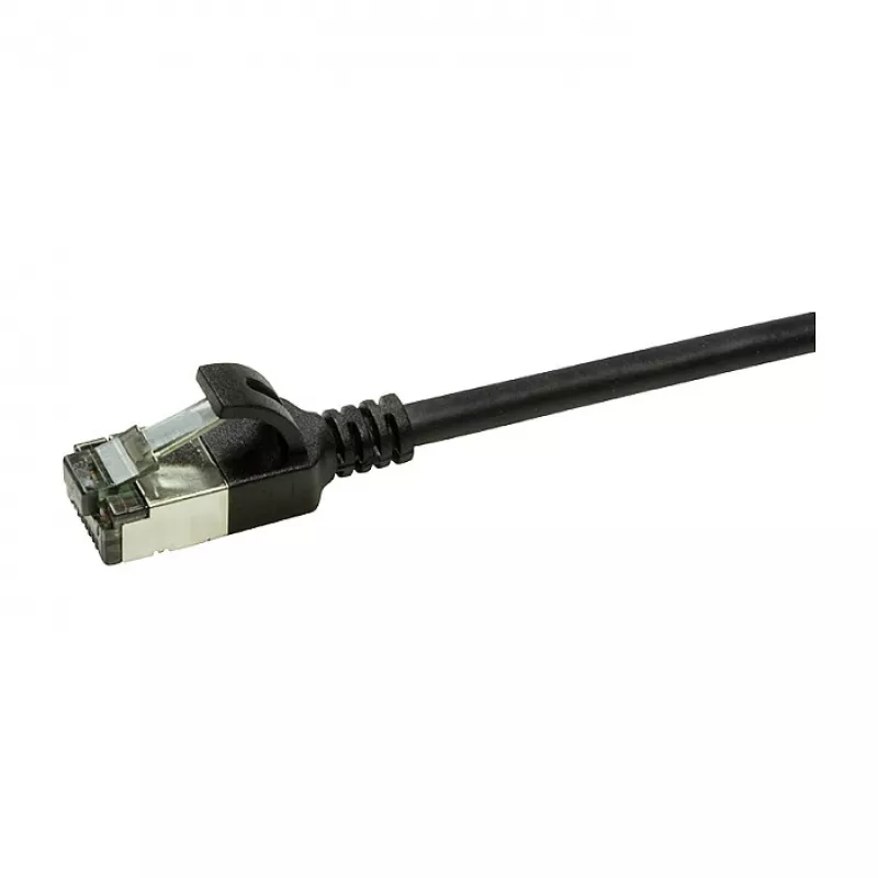 LogiLink Ultraflex SlimLine Cat6a S/FTP Patchkabel, 2m, Schwarz (CQ9053S)