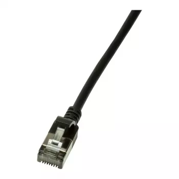 LogiLink Ultraflex SlimLine Cat6a S/FTP Patchkabel, 2m, Schwarz (CQ9053S)