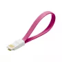 LogiLink USB 2.0 Magnetic Charging & Data Cable - USB-A auf Micro USB-B - 1m - Pink