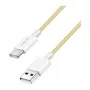 LogiLink USB 2.0 Type-C Kabel, A/M auf C/M, 480 Mbps, 60W, Nylon, Gelb, 0,5 m