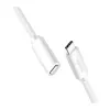Logilink USB 2.0 USB-C Verlängerungskabel (Stecker auf Buchse) – 100W PD, 480 Mbps, Weiß, 2m