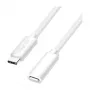 Logilink USB 2.0 USB-C Verlängerungskabel (Stecker auf Buchse) – 100W PD, 480 Mbps, Weiß, 2m