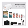 Logilink USB-A/C Charger 65 W GaN, 1x USB-A (QC), 1x USB-C (PD), Weiß