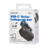 Logilink USB-A/C Ladekit, 15 W, je 1x USB-A, 1x USB-C, Schwarz