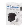 LogiLink USB-A Wandladegerät, 24W, 4-Port, 4x USB-A, Schwarz