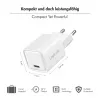 LogiLink USB-C-Ladegerät 20 W GaN, 1 Port, USB Power Delivery, Weiß