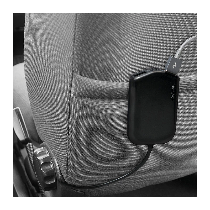 Logilink USB-Autoladegerät, 2+2 Ports, 24 W, schwarz