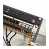 Logilink WB0011 19 Zoll 1U Rack für Untertisch- oder Wandmontage, Schwarz