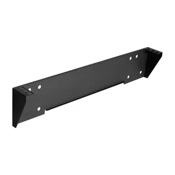 Logilink WB0011 19 Zoll 1U Rack für Untertisch- oder Wandmontage, Schwarz