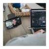 Logilink Wireless Quick Charging Stand 15 W, Doppelspule, schwarz
