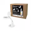 LOGILINK WZ0059 LED-Lupe mit Tischständer, 3 Dioptrien (1,75x), 40 SMD-LEDs, 6,5 W, Tageslichtweiß, Schwarz