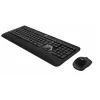 Logitech Advanced Combo Kabelloses Tastatur- und Maus-Set - Schwarz