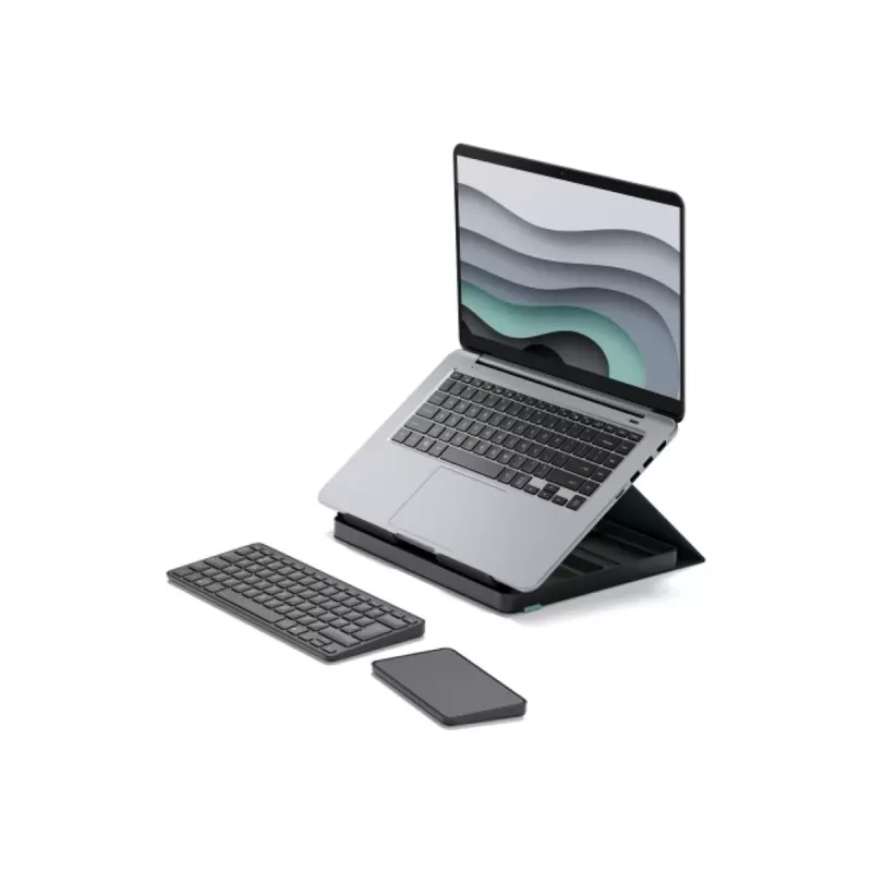 Logitech Casa Pop-Up Desk - Tragbares Tastatur- und Touchpad-Set