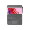 Logitech Combo Touch - Tastatur- und Folio-Hülle - mit Trackpad - hintergrundbeleuchtet - Apple Smart Connector - QWERTY - Italienisch - Graphit - für Apple 10,2-Zoll-iPad (7. Generation, 8. Generation, 9. Generation)