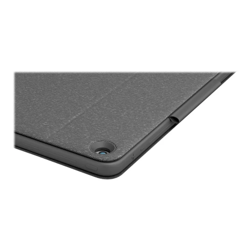 Logitech Combo Touch - Tastatur- und Folio-Hülle - mit Trackpad - hintergrundbeleuchtet - Apple Smart Connector - QWERTY - Italienisch - Graphit - für Apple 10,2-Zoll-iPad (7. Generation, 8. Generation, 9. Generation)