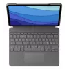 Logitech Combo Touch Tastaturhülle mit Trackpad für iPad (7., 8., 9. Generation) - Pan Nordic Layout - Graphit