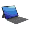 Logitech Combo Touch Tastaturhülle mit Trackpad für iPad (7., 8., 9. Generation) - Pan Nordic Layout - Graphit