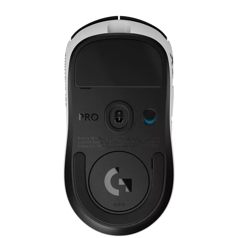 Logitech G PRO X2 SUPERSTRIKE Optical Wireless Gaming Mouse - Schwarz/Weiß