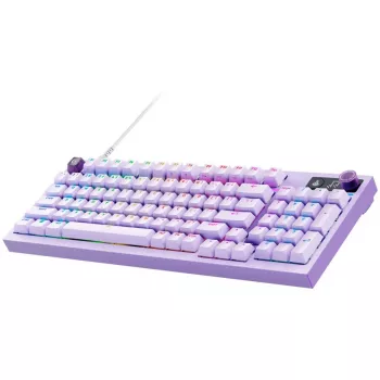 Logitech G316 X 98 Kabelgebundene Gaming-Tastatur - Flieder - US International - Taktile Switches