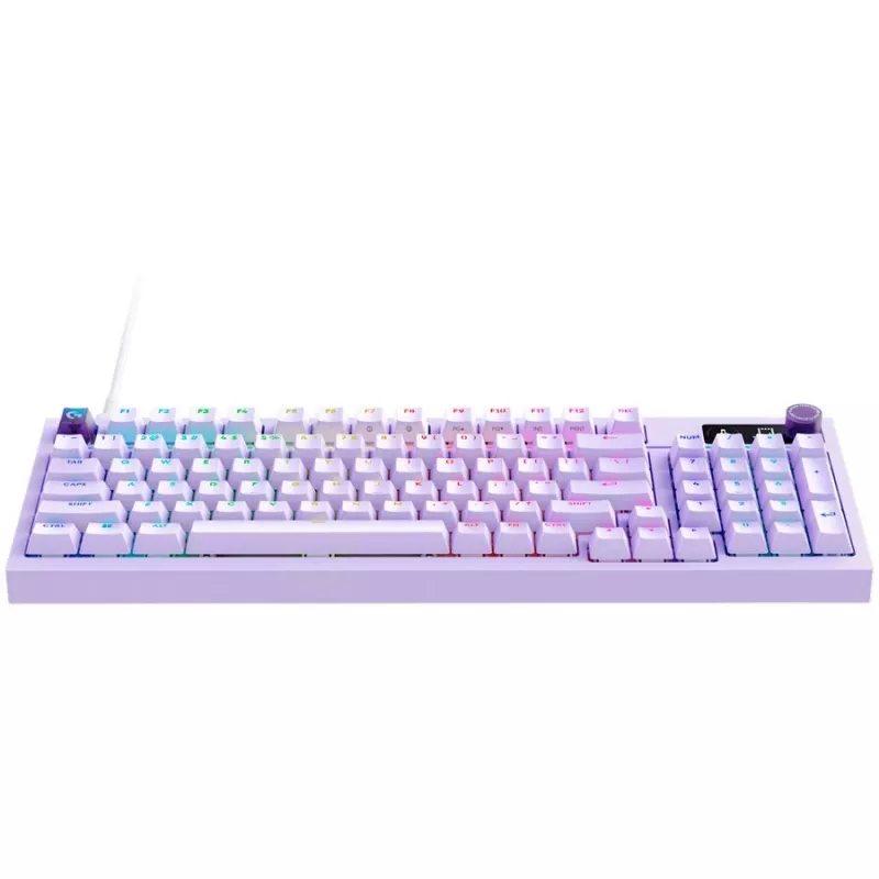 Logitech G316 X 98 Kabelgebundene Gaming-Tastatur - Flieder - US International - Taktile Switches
