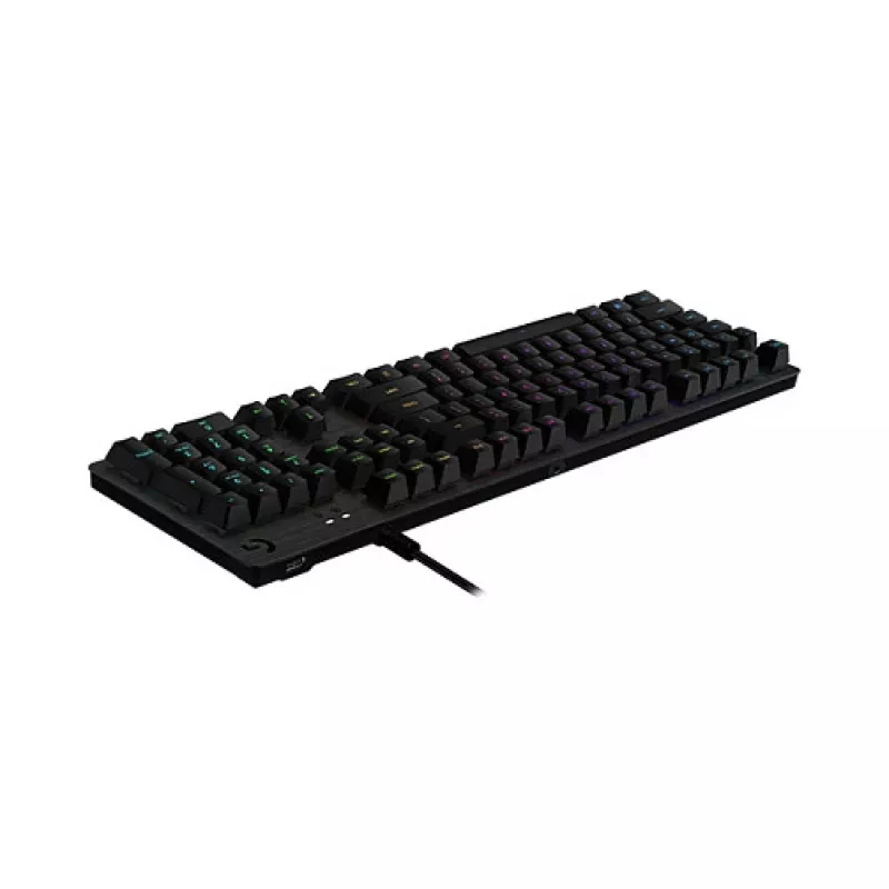 Logitech G512 Carbon Mechanische Gaming-Tastatur - GX Brown Tactile, LIGHTSYNC RGB, USB-Passthrough, Flugzeugaluminium, Vollgröße
