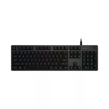 Logitech G512 Carbon Mechanische Gaming-Tastatur - GX Brown Tactile, LIGHTSYNC RGB, USB-Passthrough, Flugzeugaluminium, Vollgröße