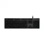 Logitech G512 Carbon Mechanische Gaming-Tastatur - GX Brown Tactile, LIGHTSYNC RGB, USB-Passthrough, Flugzeugaluminium, Vollgröße