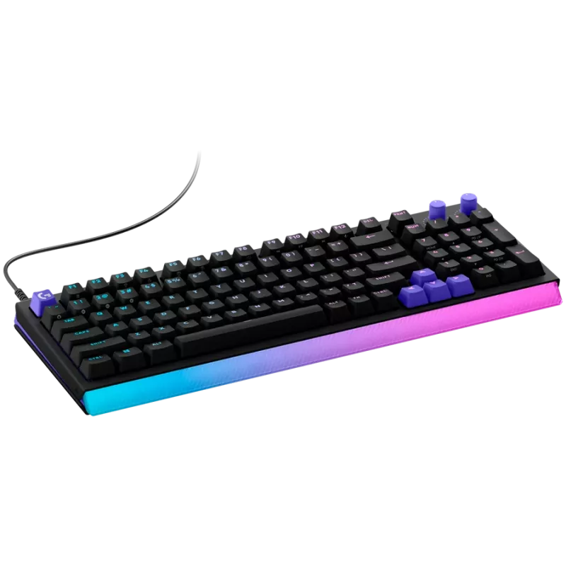 LOGITECH G512 X 98 Kabelgebundene Gaming-Tastatur - SCHWARZ - US INT'L - USB - TAKTIL