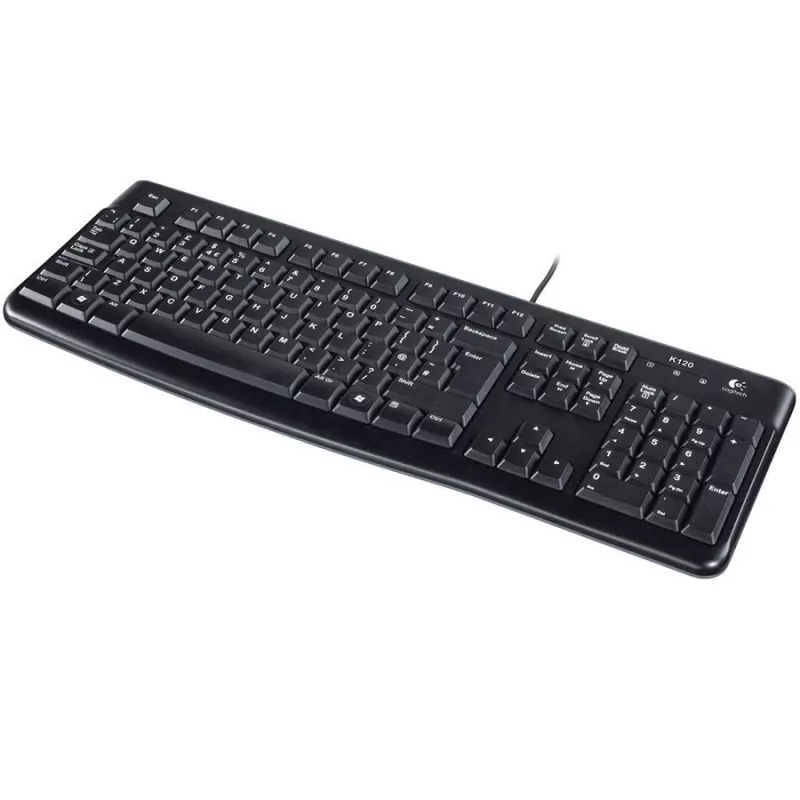 Logitech K120 for Business USB-Tastatur, kabelgebunden, Vollformat, Schwarz