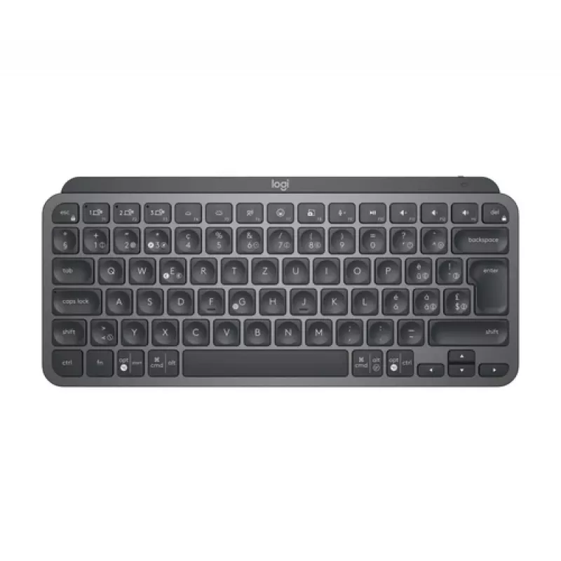 Logitech MX Keys Mini for Business - Kabellose kompakte Tastatur mit Hintergrundbeleuchtung, Graphit, US Intl