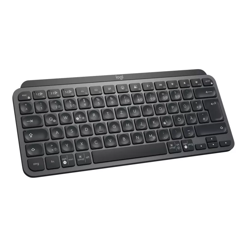 Logitech MX Keys Mini for Business - Kabellose kompakte Tastatur mit Hintergrundbeleuchtung, Graphit, US Intl