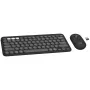 Logitech Pebble 2 Combo Kabelloses Tastatur- und Maus-Set - Tonal Graphite - Bluetooth LE - QWERTY GB 920-012233