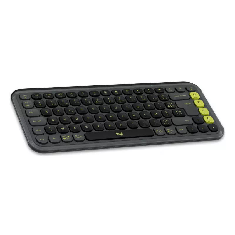 Logitech POP ICON KEYS Graphite French AZERTY Kabellose Mechanische Tastatur