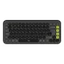 Logitech POP Icon Keys Kabellose Kompakte Mechanische Tastatur, Blast Yellow