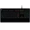 Logitech Prodigy G213 Prodigy Gaming-Tastatur - RGB-Hintergrundbeleuchtung, QWERTY US Englisch, spritzwassergeschützt, integrierte Handballenauflage
