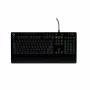 Logitech Prodigy G213 Prodigy Gaming-Tastatur - RGB-Hintergrundbeleuchtung, QWERTY US Englisch, spritzwassergeschützt, integrierte Handballenauflage