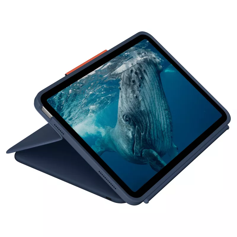 Logitech Rugged Combo 4c Touch Classic Blue (CH) Tastaturhülle mit Trackpad für iPad 7/8/9