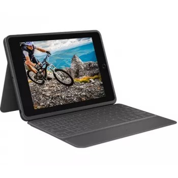 Logitech Rugged Folio Graphite Keyboard Case für iPad 7/8/9