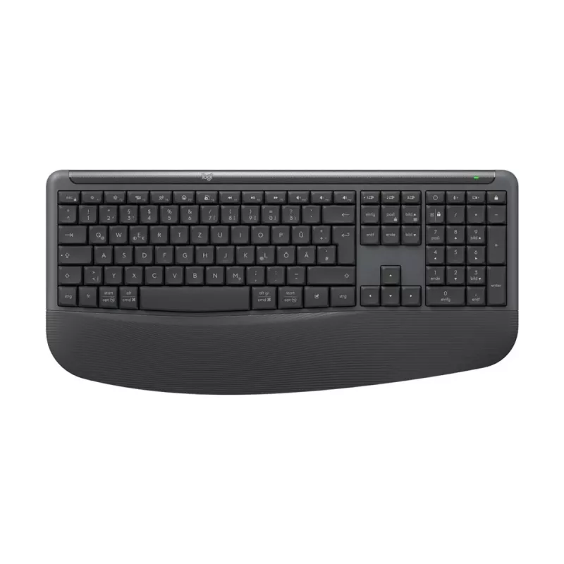 Logitech Signature Comfort Plus Combo MK880 for Business - Tastatur- und Maus-Set - Full Size - mit LED-Akkuanzeige - Kabellos - USB-C, Bluetooth LE - QWERTZ - Deutsch - Graphit